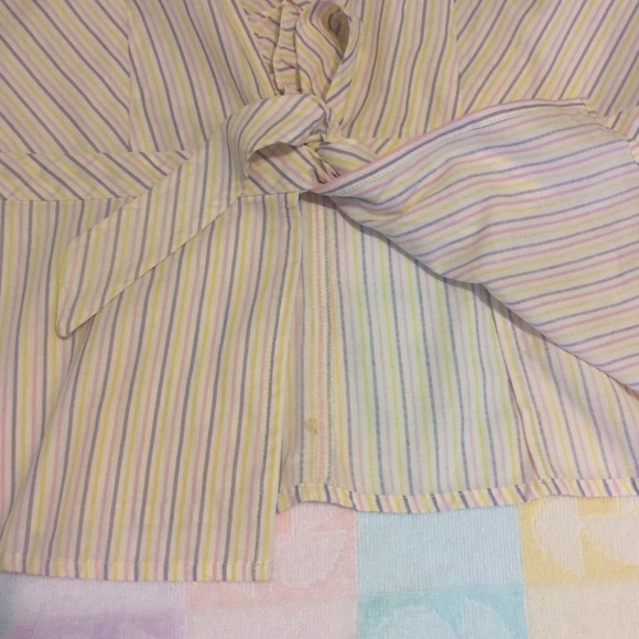 Vertical Club multicolor tie blouse - Picture 2 of 4